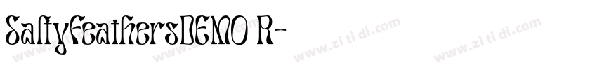 SaltyFeathersDEMO R字体转换